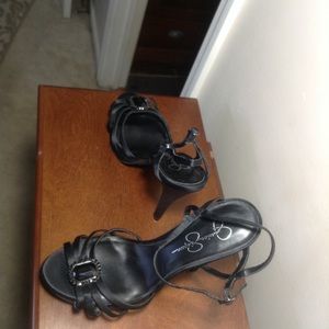 Jessica Simpson platform elegant dress heel, satin